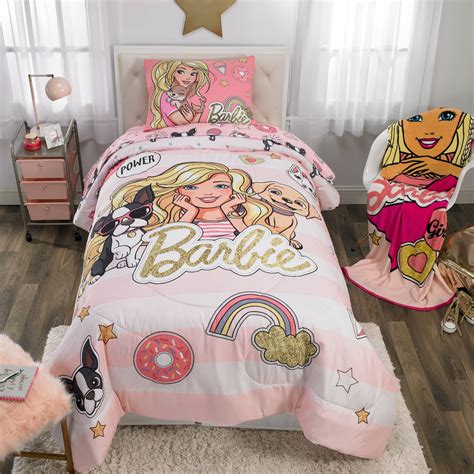 barbie twin bed set|barbie twin size bedding.